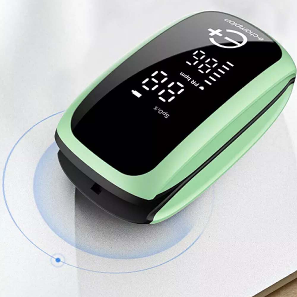 OLED Finger Pulse Oximeter Rechargeable Blood Oxygen SpO2 Monitor Heart Rate