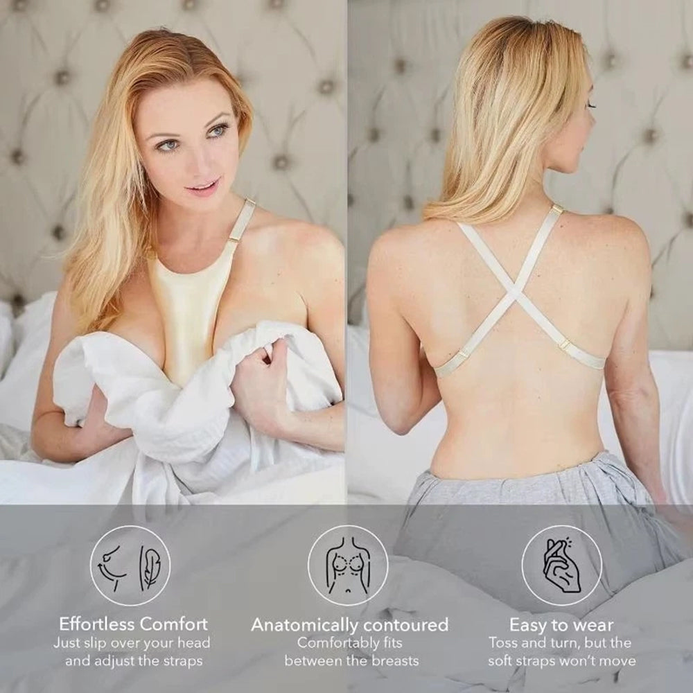Hypoallergenic Anti-Wrinkle Sleep Pads - Breast Support Pillow for Comfortable Sleep