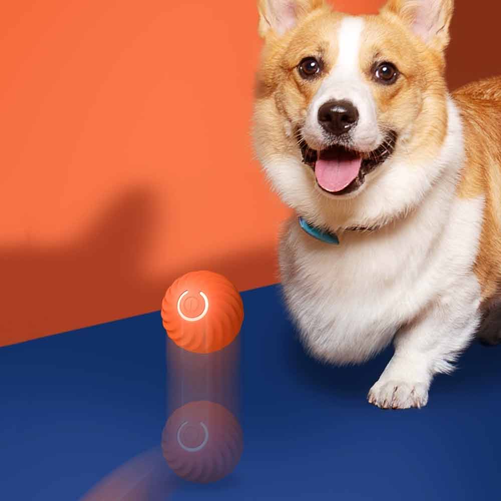 Smart Cat Dog Toy Automatic Rolling Ball Electric Pet Self-moving Kitten Game