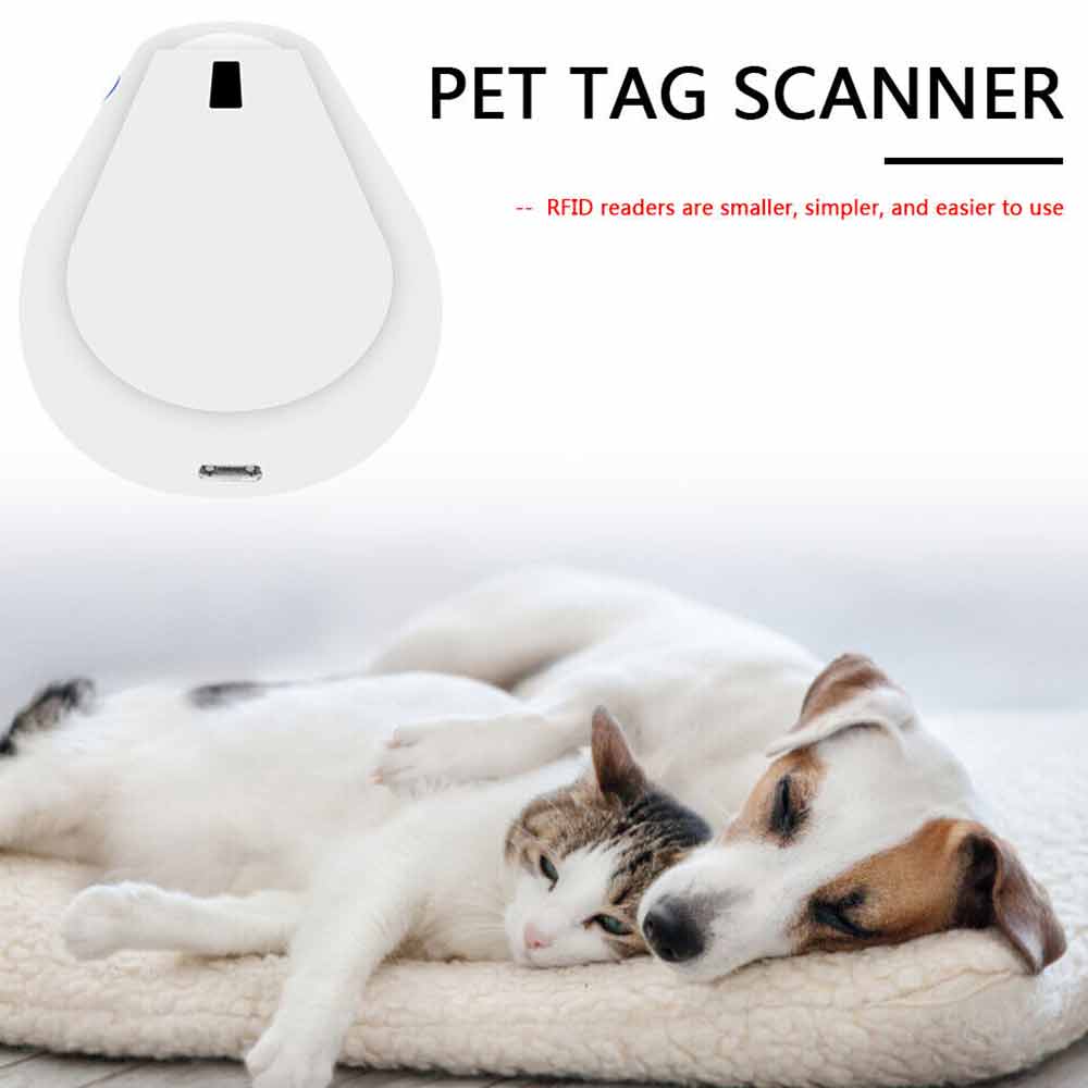 Professional Handheld Pet Microchip Scanner – Digital RFID Reader for Animal ID & Recovery
