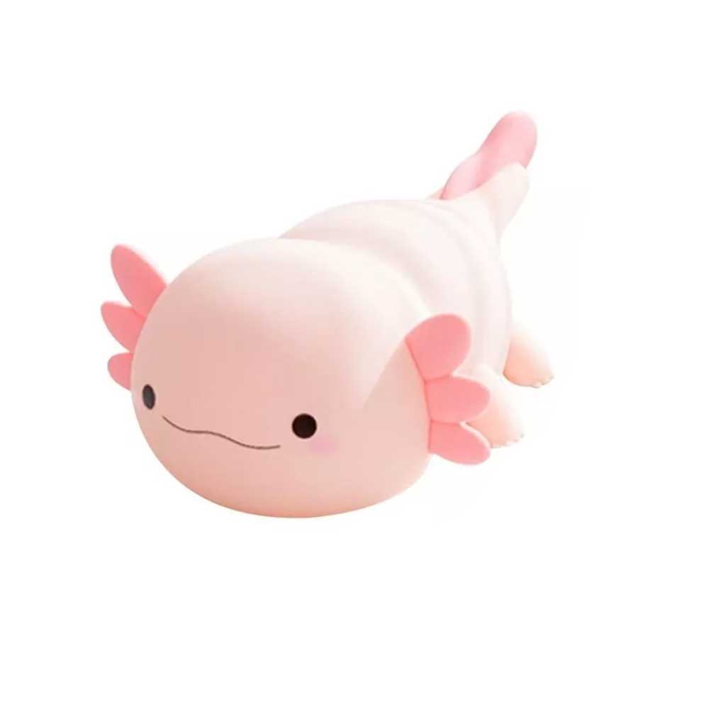 Cute Axolotl Nursery Sleeping Lamp Silicone USB Rechargeable Table Lamp