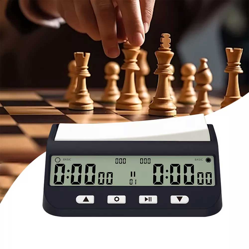 Chess Clock Convenient Portable Digital Chess Clock Competition Game Stopwatch