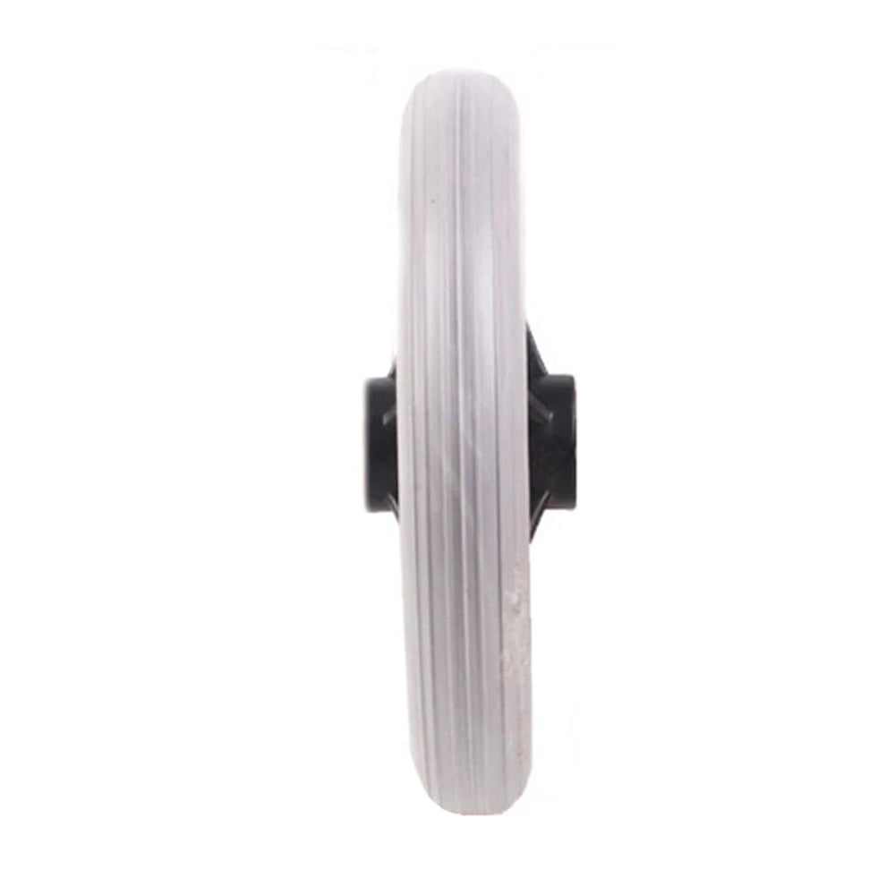 2x 7" Heavy Duty Wheelchair Replacement Front Wheel Smooth-Caster Solid Wheels