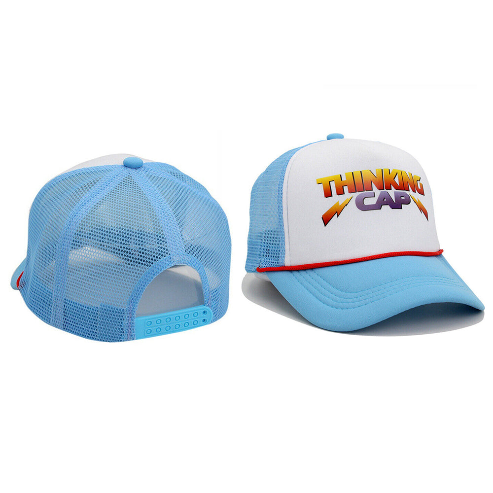 Hot Baseball Cap Sunscreen Sunshade Cap Hit Color Letter Printed Thinking Cap
