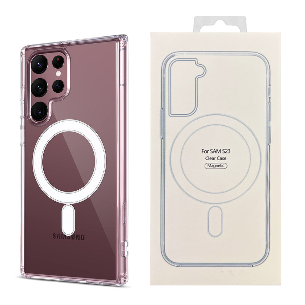 For Galaxy S25 Series Crystal Clear Case Compatible With Magsafe