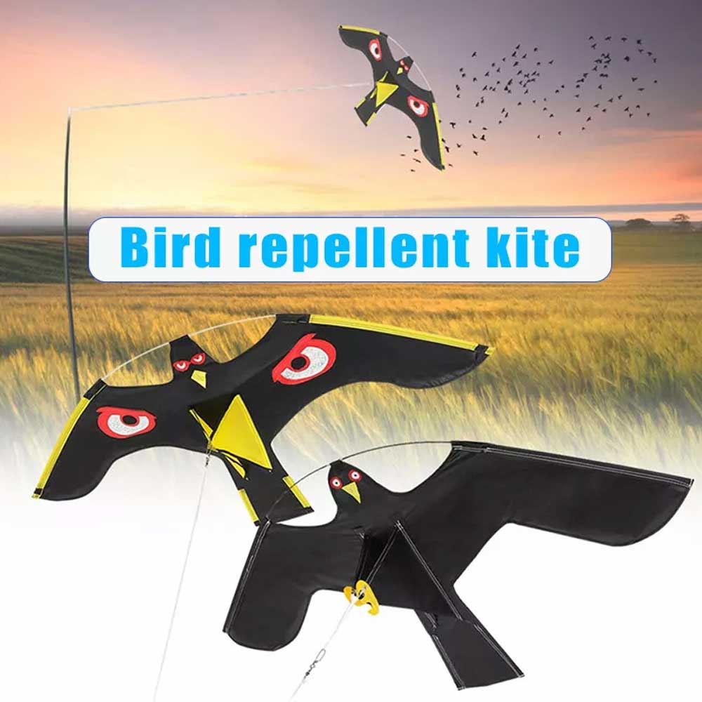 Birds Scarer Repeller Flying Hawk Kite Garden Scarecrow Yard House