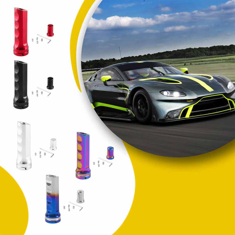 Car Handbrake Aluminum Alloy Cover Anti Slip Sleeve Parking Hand Brake Universal