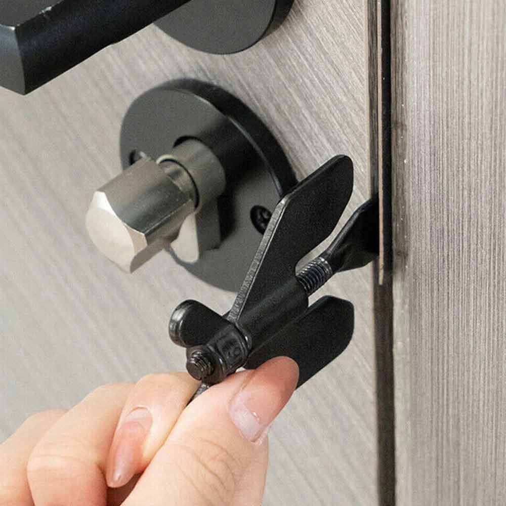 Portable Door Lock Home Security Travel Lockdown Locks Safe Lock for Home, Hotel, Apartment