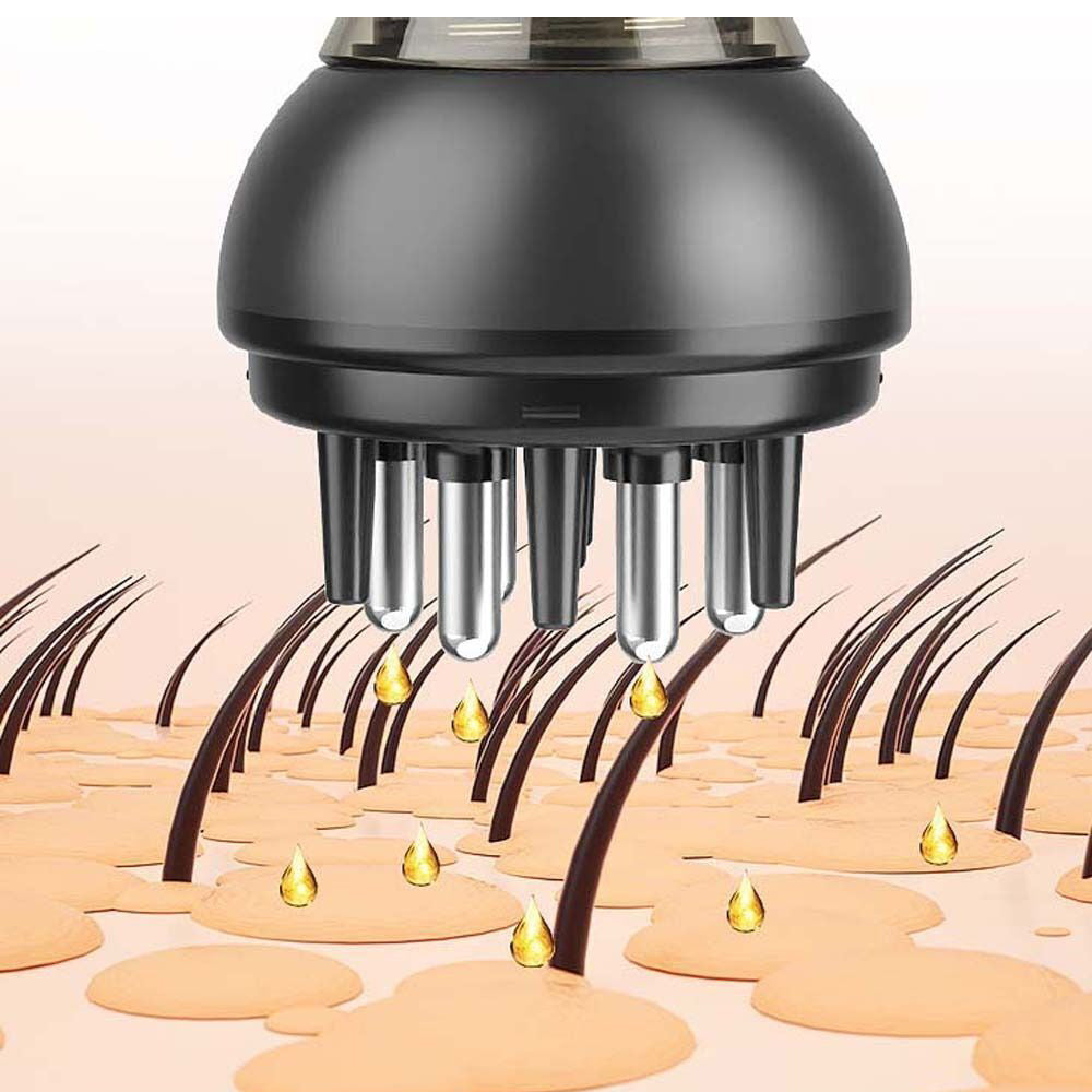 Scalp Applicator Liquid Guiding Hair Growth Comb Serum Oil Apply Head Massager