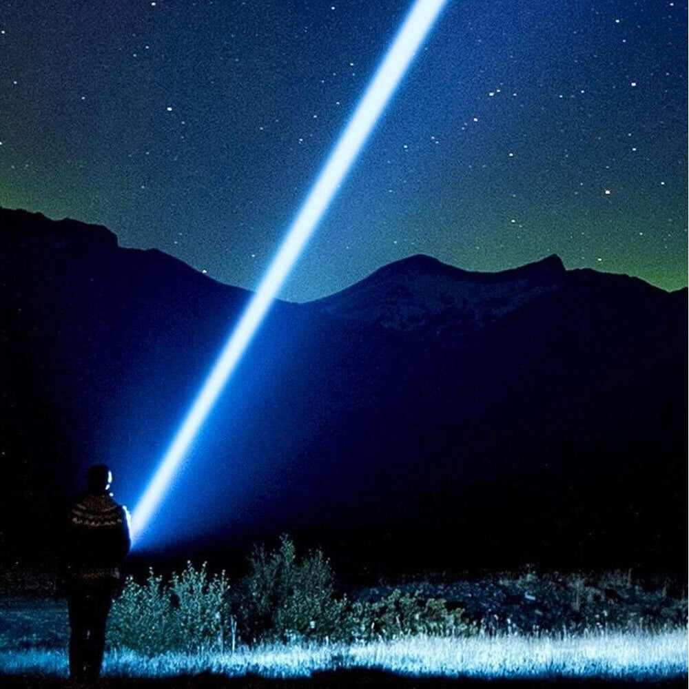 XH-P50 LED Flashlight Tactical Light Super Bright Torch USB Rechargeable