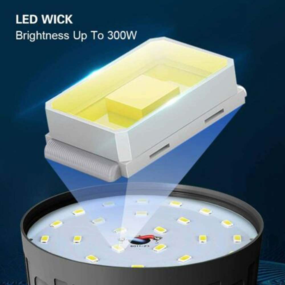 LED Solar Light + Remote Control + USB Rechargeable Tent Camping Emergency