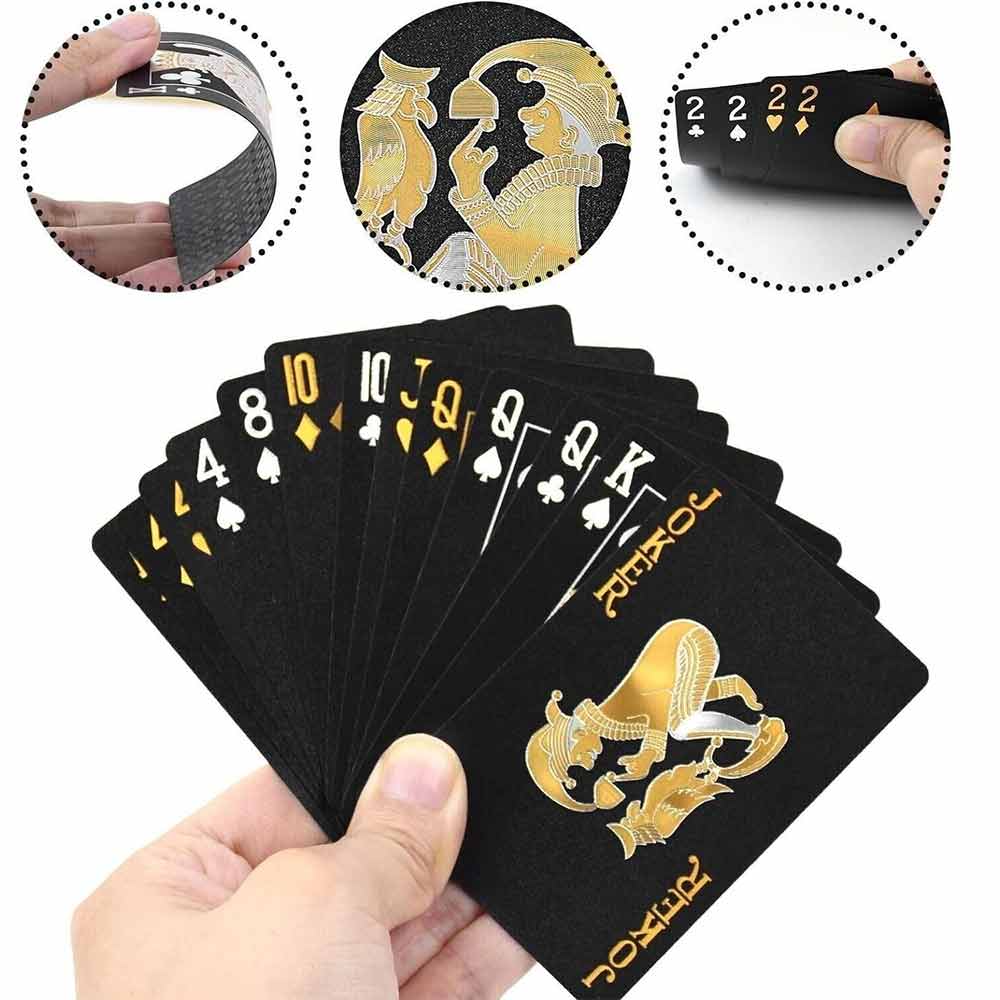 Poker Waterproof PVC Plastic Playing Cards Set Classic Magic Player Tricks Tool