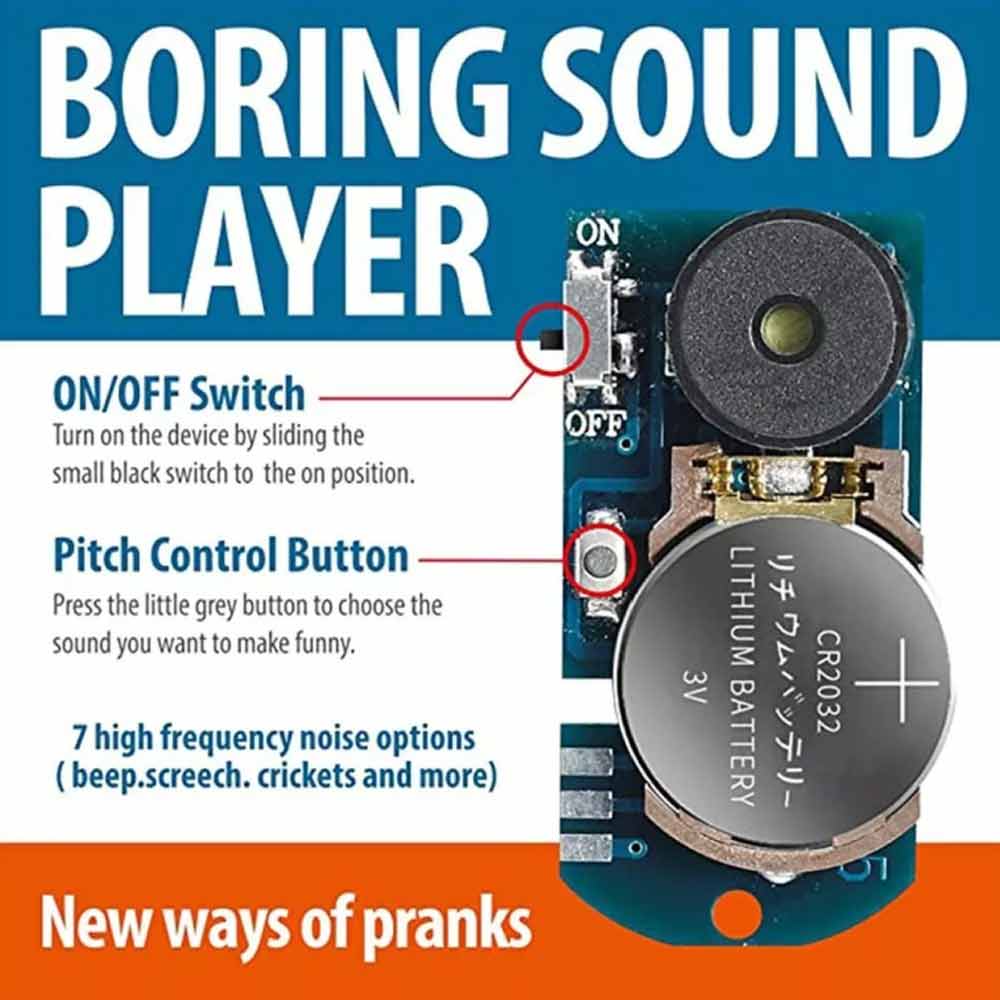 Mini PCB Beeping Prank Noisemaker Annoying Noise Maker Hide Prank Device