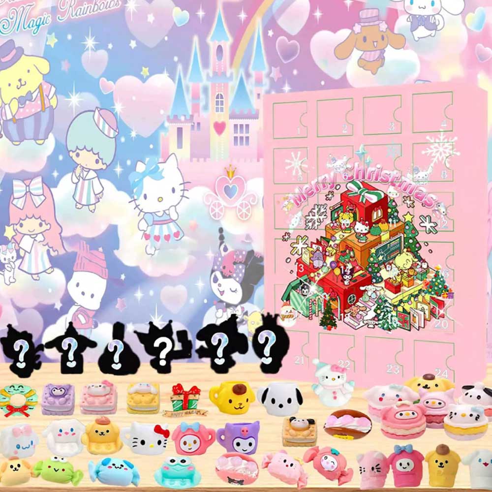 Christmas Advent Calendar Kuromi Countdown Mystery Box Kids Gift New