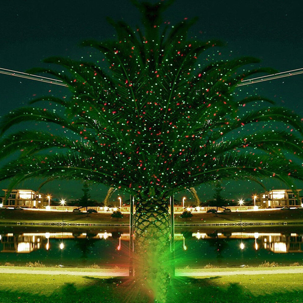 Laser Light Christmas LED Moving Laser Projector Lights Lamp Xmas Party Outdoor