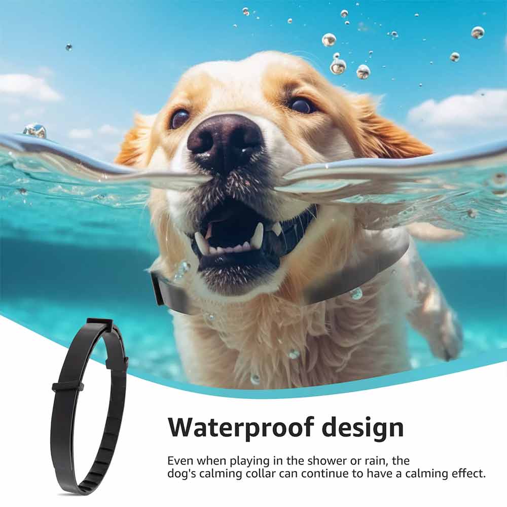 4-Pack Dog & Cat Calming Collars – 60-Day Pheromone Relief for Anxiety, Travel & Storm Stress
