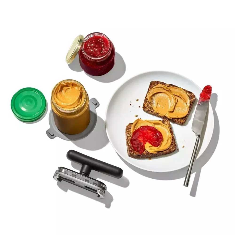 Easy-Grip Jar Opener for Seniors & Weak Hands - Effortless Lid Remover Tool for Tight Lids