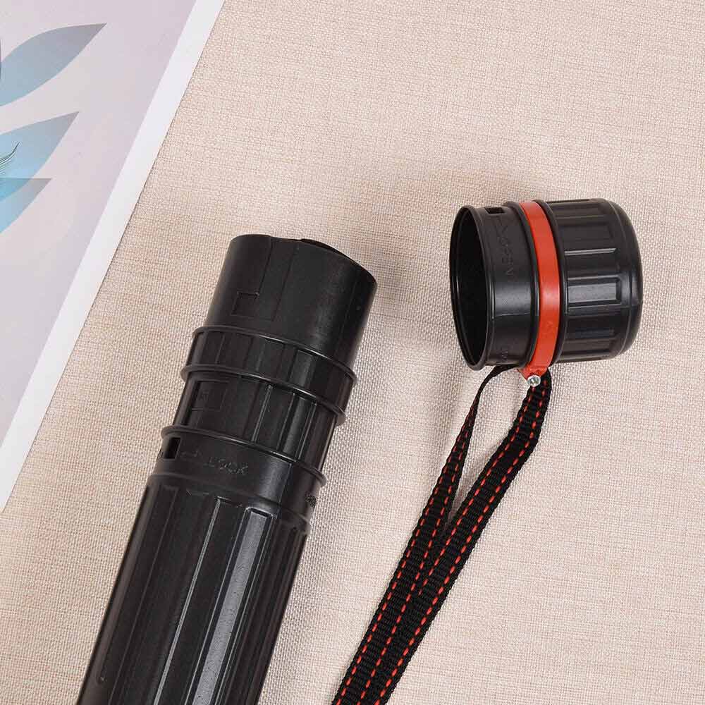 Extendable Telescopic Archery Arrow Back Shoulder Quiver Holder Tube w/ Strap