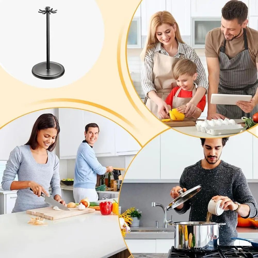 Degree Rotatable Kitchen Tool Holder Utensil Stand for Spoon Spatulas Whisks