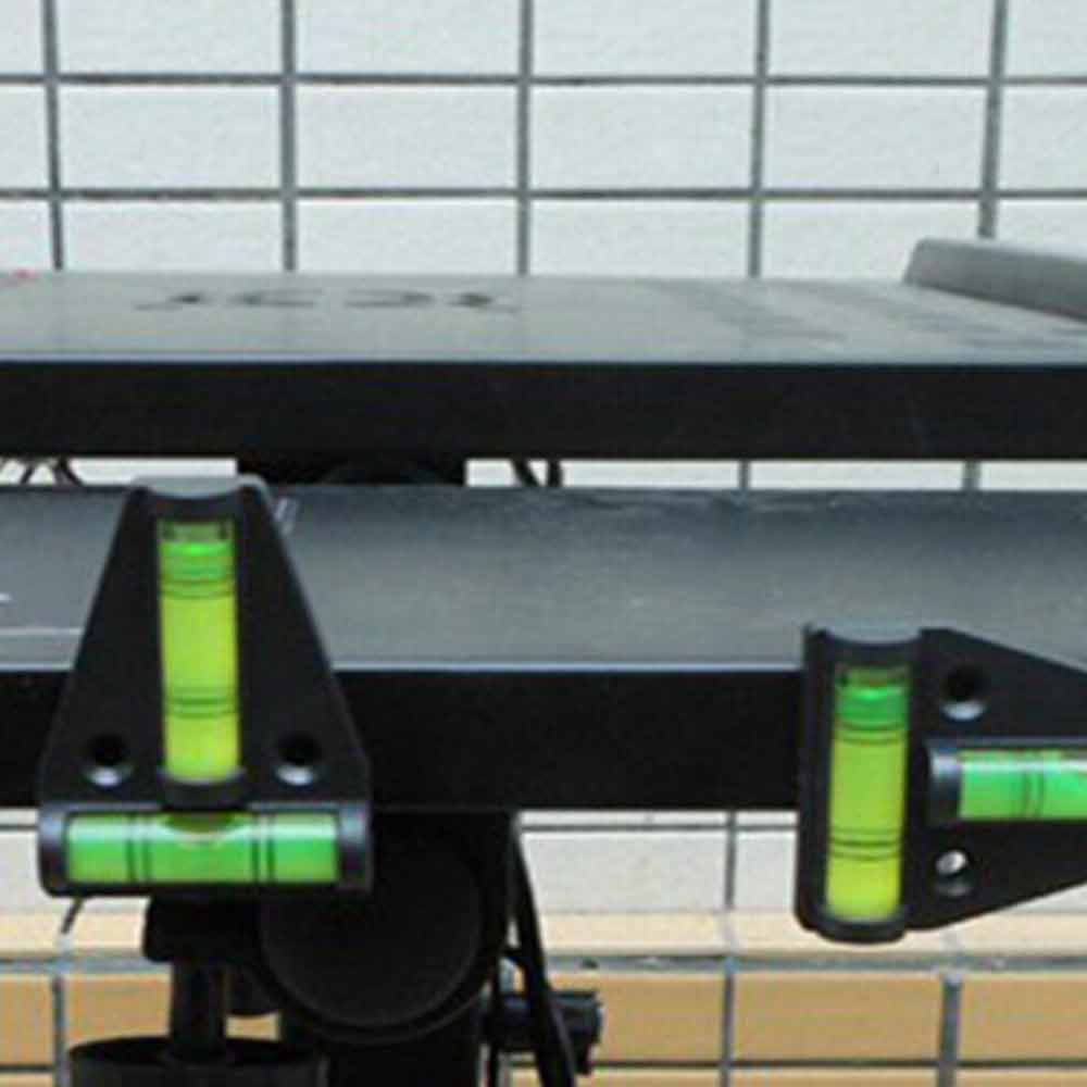 2x Spirit Level Caravan RV Bubble Leveler Camper Car Trailer T-type Boat Black