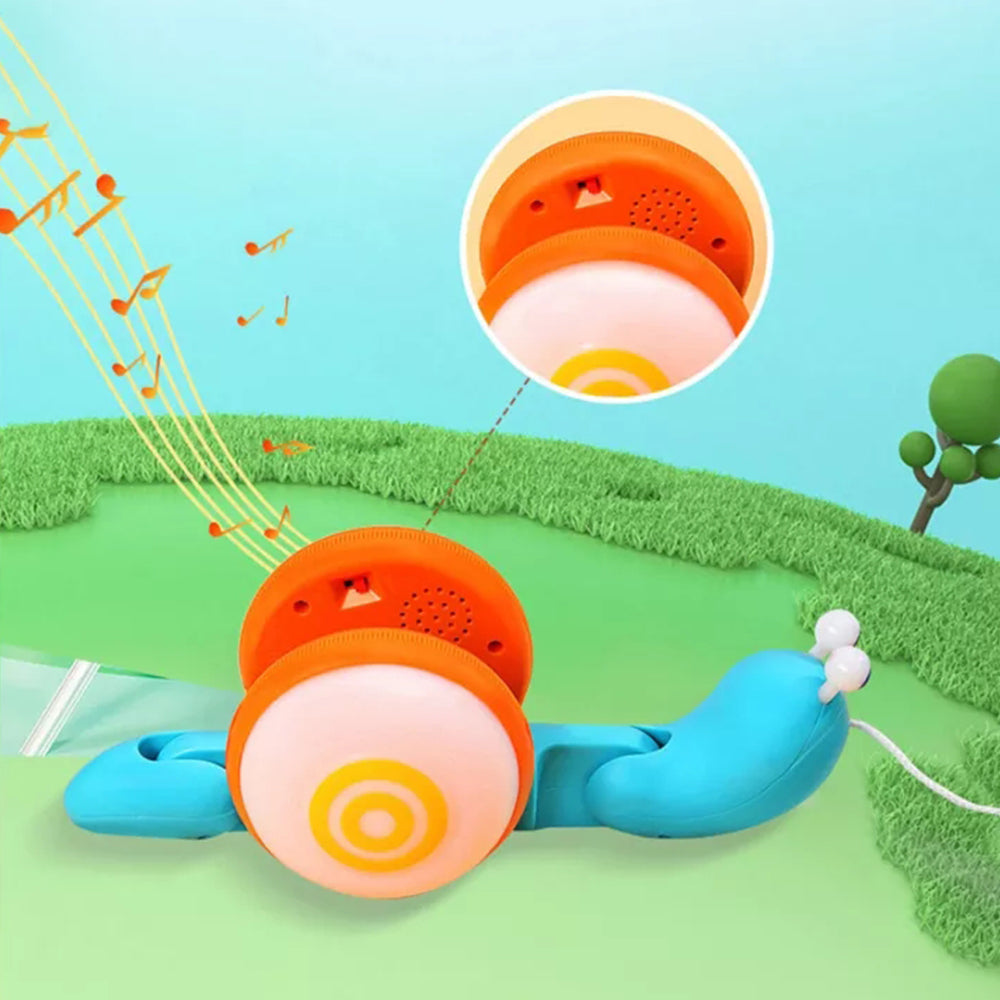 Infant Cartoon Kids Leashing Snails Machine Toy Tethered Automatic Snail Walking