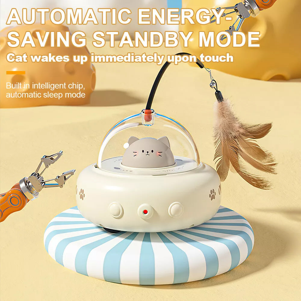 Automatic Cat Toys Interactive Smart Teasing Pet LED Laser Indoor Cat Toy