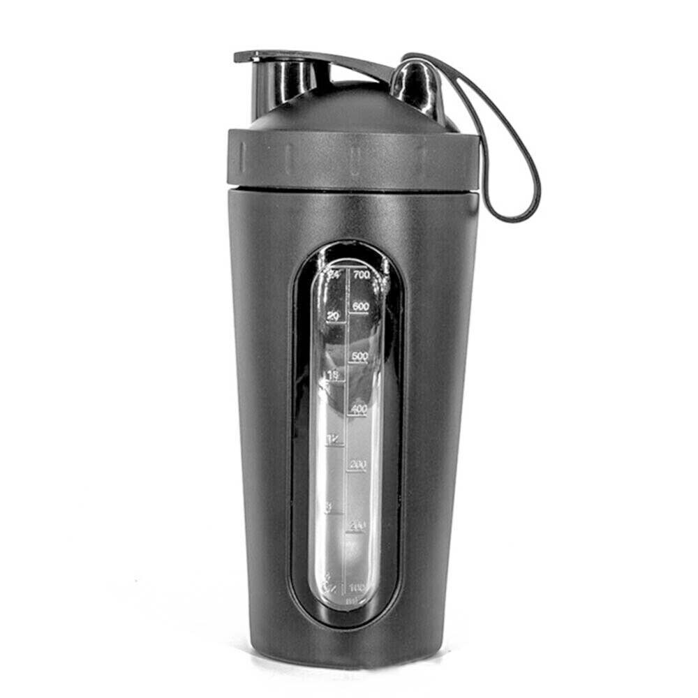 700ml Protein Powder Shaker Mixer Cup Scale Milkshake Drink Shake Bottle Sport
