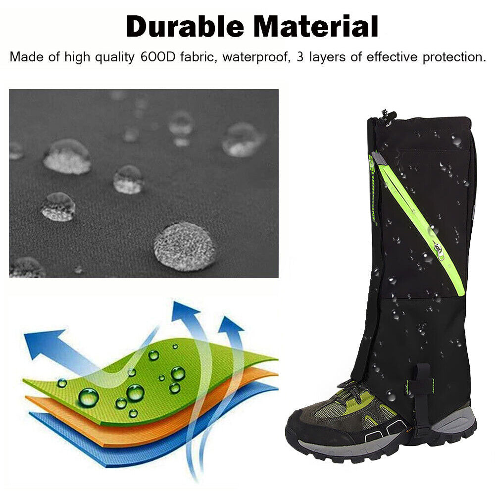 Outdoor Hunting Climbing Legging Gaiters Leg Cover Snow Snake Waterproof Boots