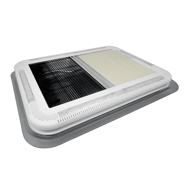 400x450mm Caravan Roof Vent Hatch Skylight Trailer Camper Motorhome with Blind