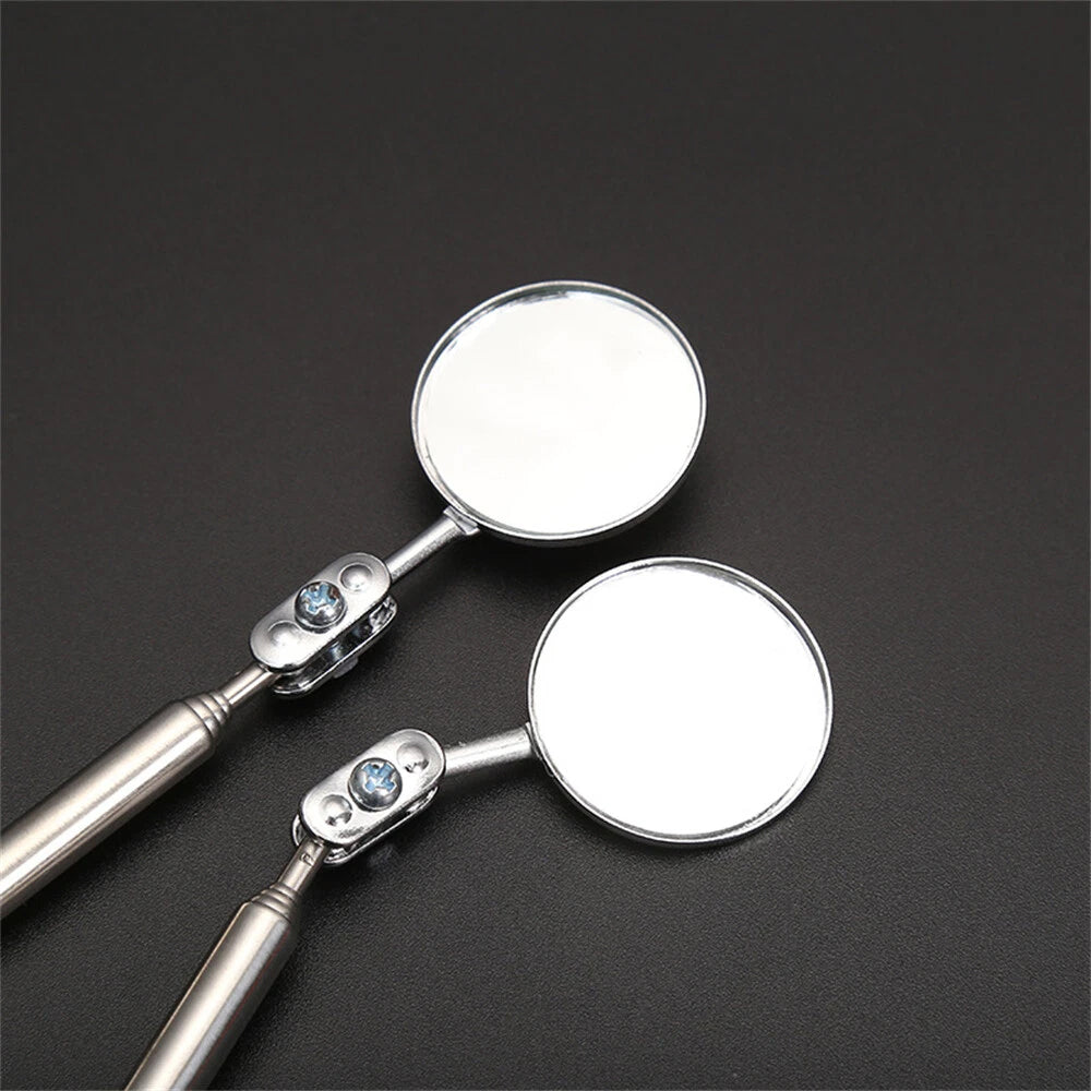 Extending 44CM Inspection 5CM Mirror Telescopic Swivel Car Mechanic Folding Tool 360 DIY