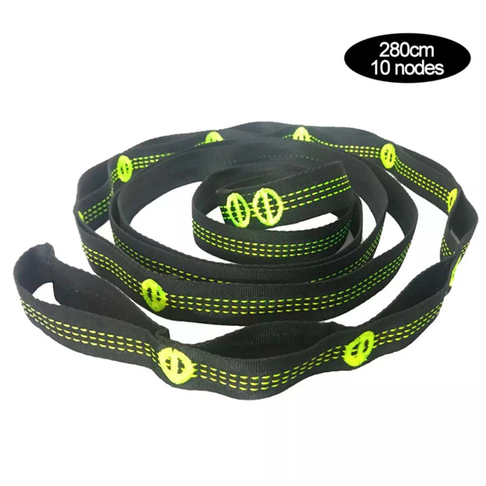 Camping Hammock Tree Strap Heavy Duty No Stretch Suspension Strap System