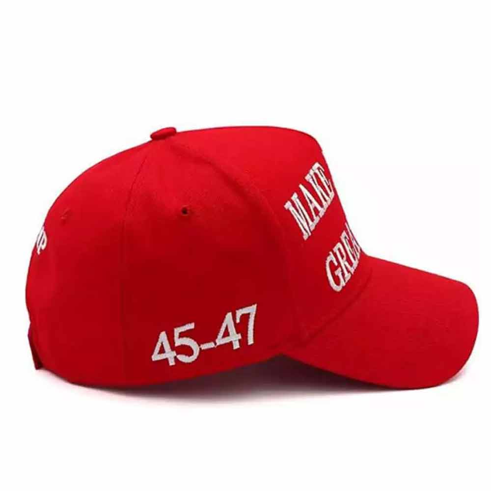 2024 MAGA RED Hat New Hot Trump 45-47 Baseball Cap Make America Great Again