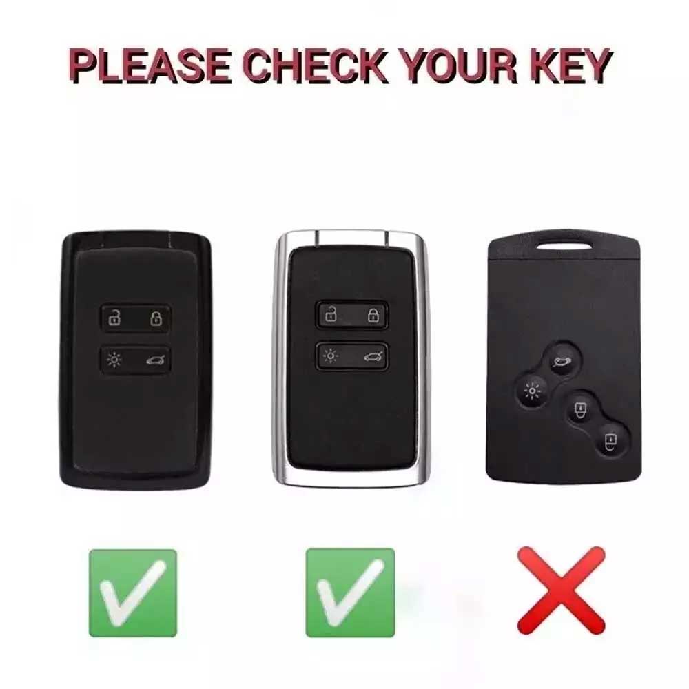 Key Fob Case Cover For DACIA Sandero Stepway Duster Logan RENAULT Koleos New