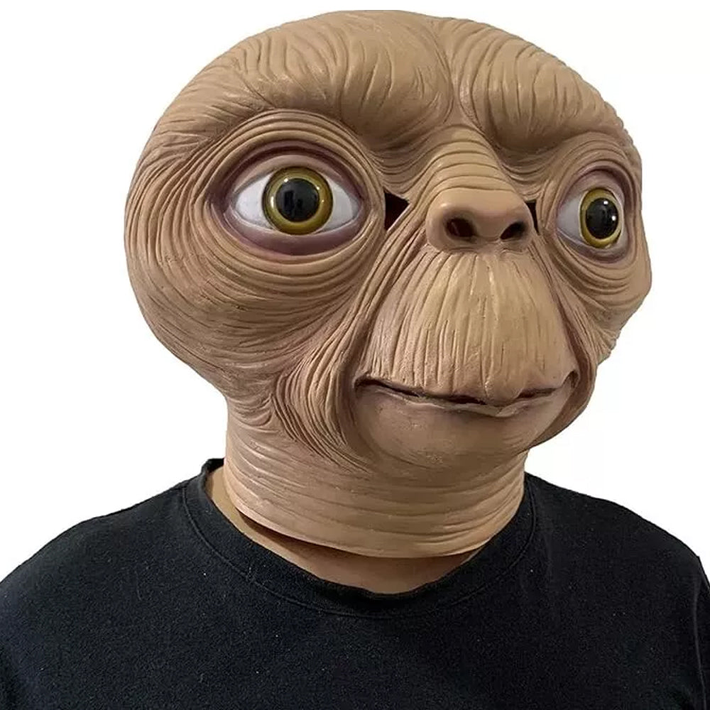 ET Alien Latex Mask – Realistic Sci-Fi Costume for Halloween & Cosplay