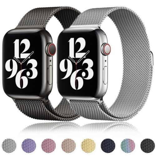For Apple watch metal Correa stainless steel bracelet iwatch series 7 6 SE 5 4 3