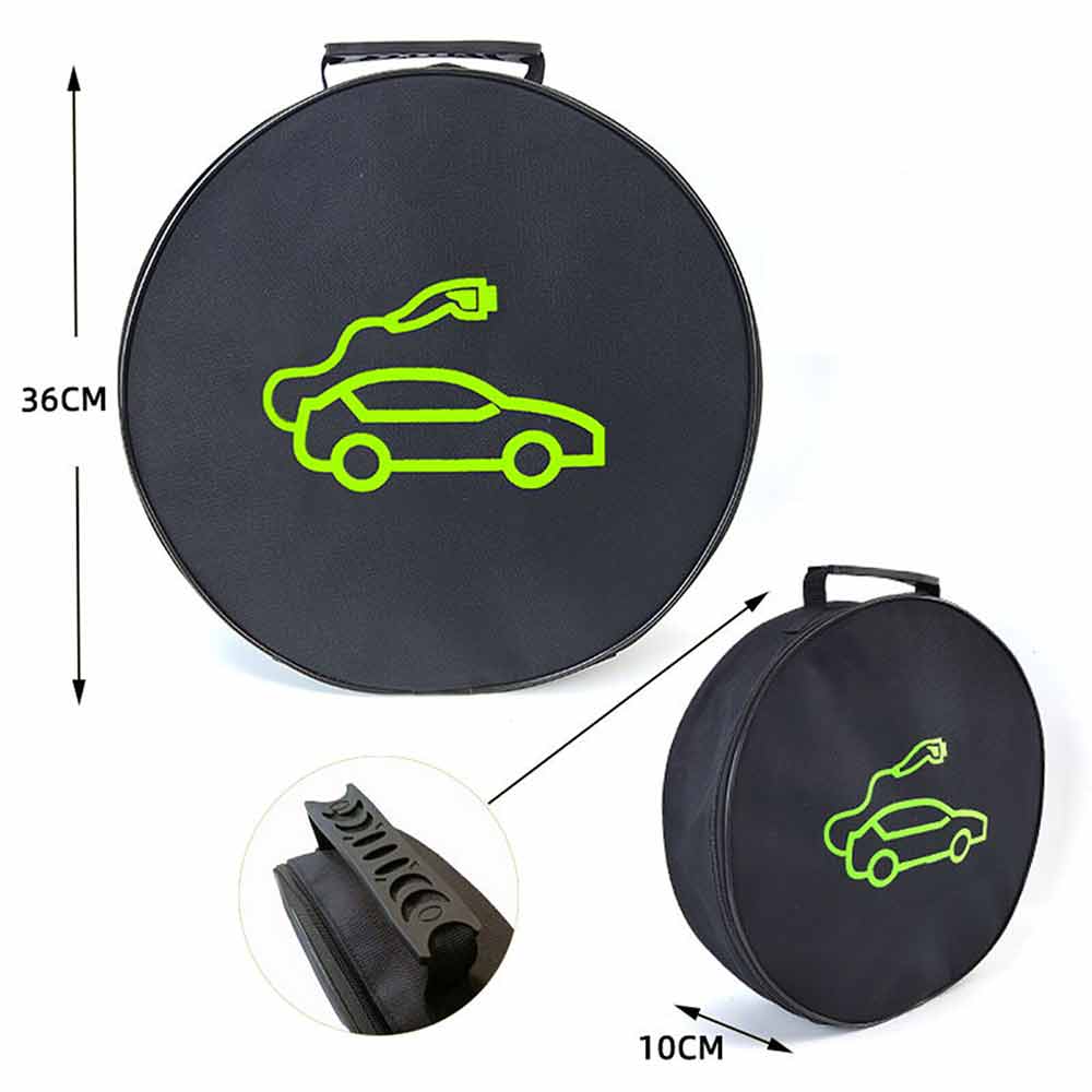 EV Car Charging Cable Storage Bag Portable EV Charger Cable for Jump Cables Power