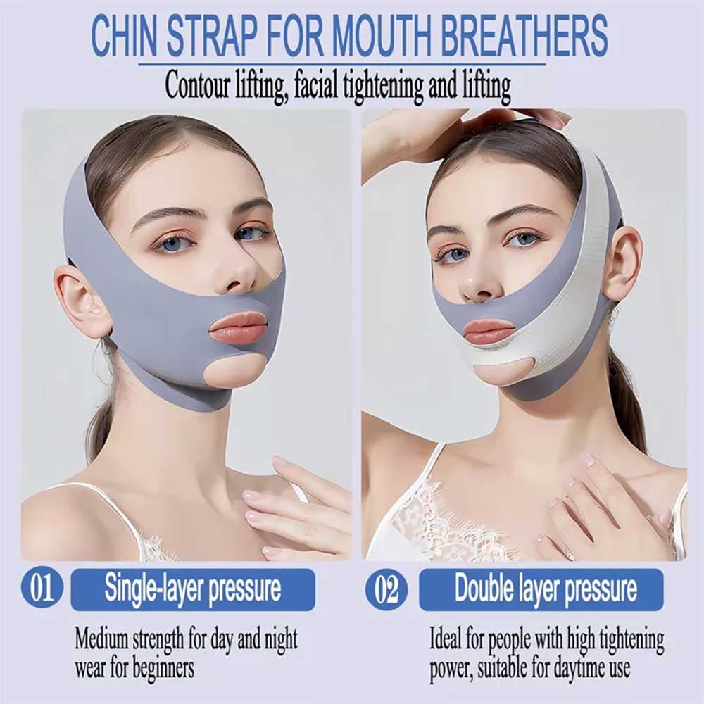 Face V-Line Slim Lift Up Mask Double Chin Cheek Reducer Slimming-Belt Strap Band