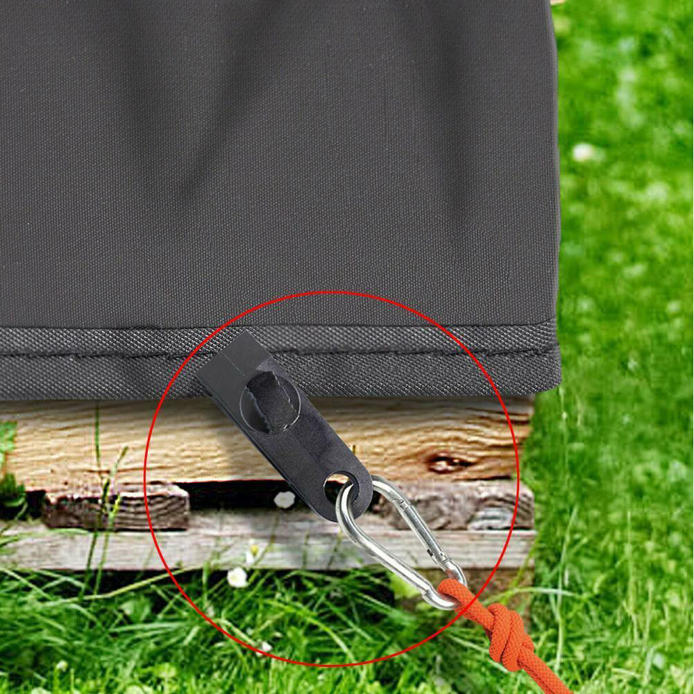 10/20 Pack Awning Tent Clamp Tarp Clips Set Canopy Snap Hangers Survival Camping