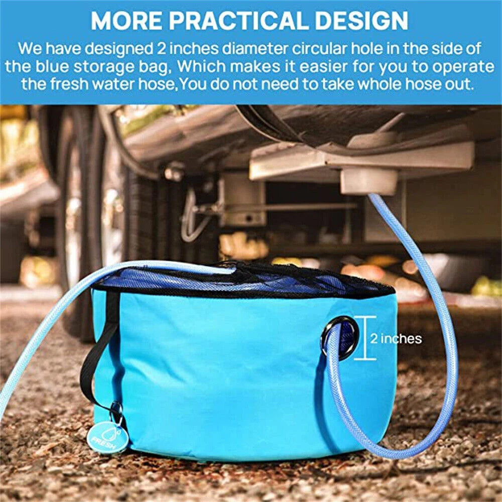 Hose Bag Caravan Camping RV Cable Organizer Water Hose Electrical Cords Storage