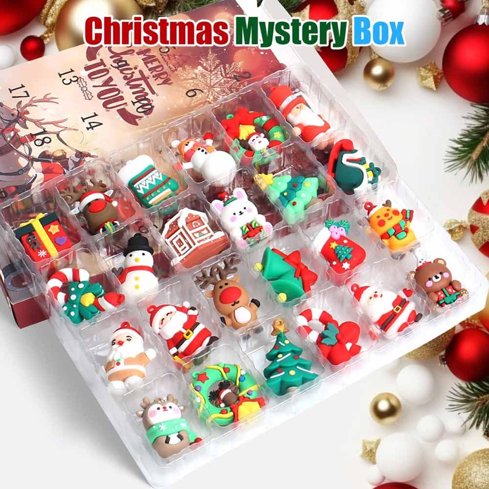 3D Santa Advent Calendar 2026 – 24-Day Christmas Countdown Figurine Set