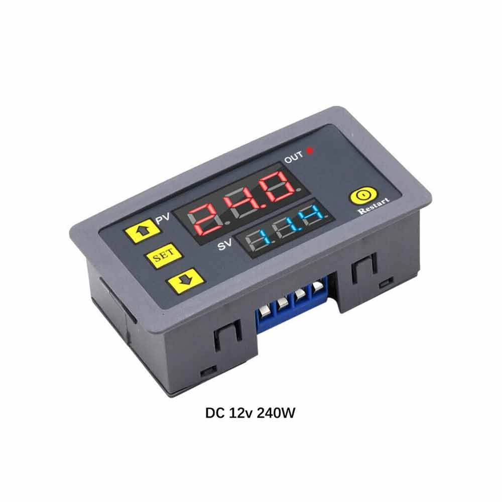 DC 12V 24V Digital Timing Delay Relay Home Adjustable Cycle Timer Control Switch