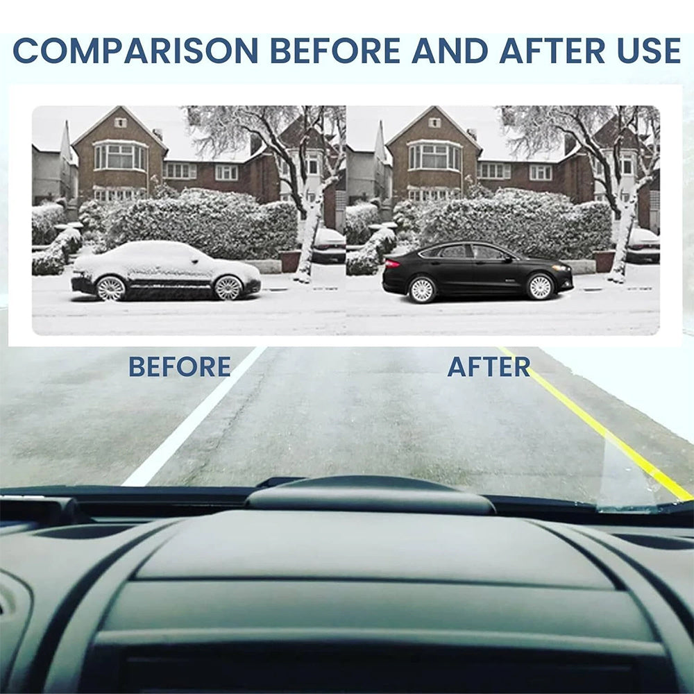 1X Electromagnetic Car Snow Removal Tool - Solar Defroster & Ice Melting Deicer