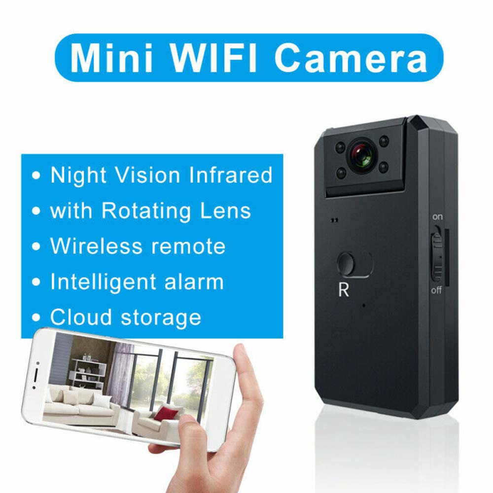 HD Mini Hidden Spy Camera Security Cam Wifi APP IP IR Night Vision Monitor