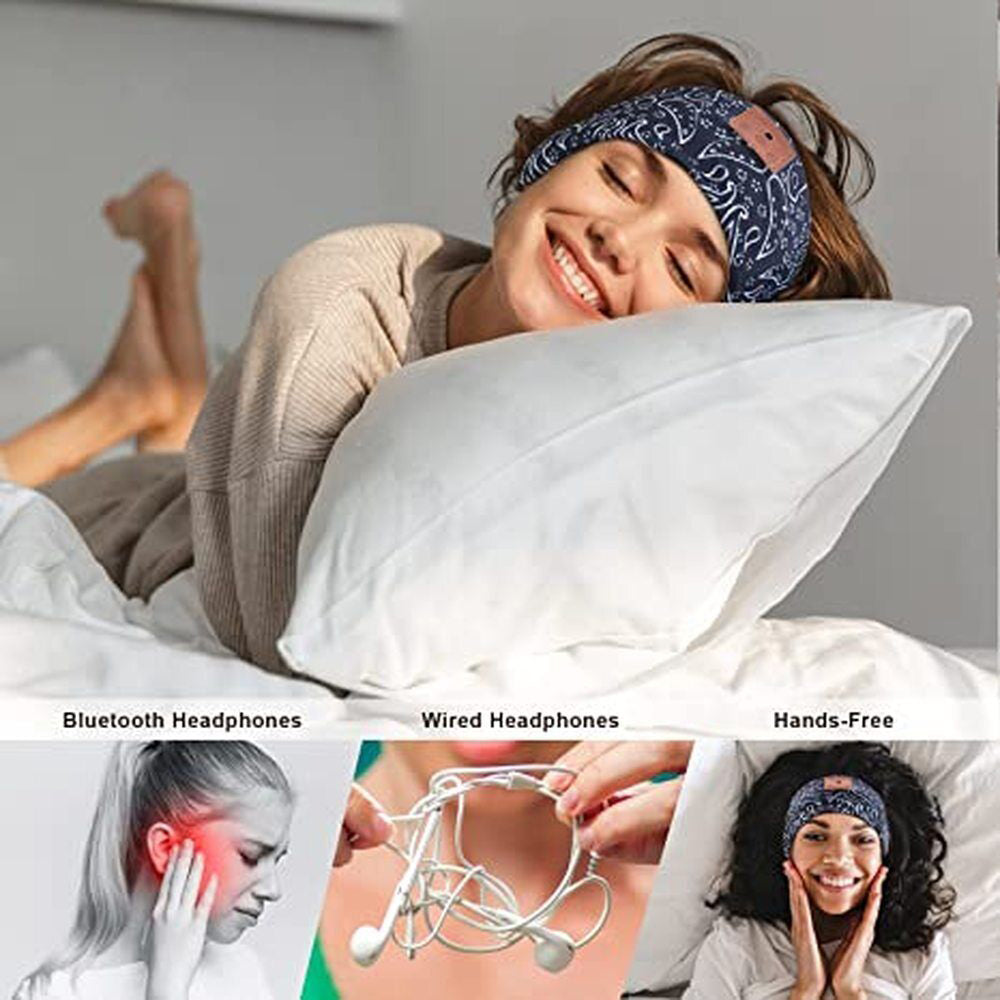 Wireless Bluetooth Sleep Eye Mask Headphones Headset Earphones Sleeping Mask