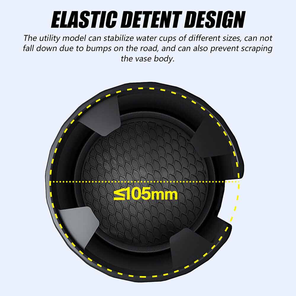 Car Cup Holder Expander Adapter for Bottles & Big Drinks Stable For Under 105mm
