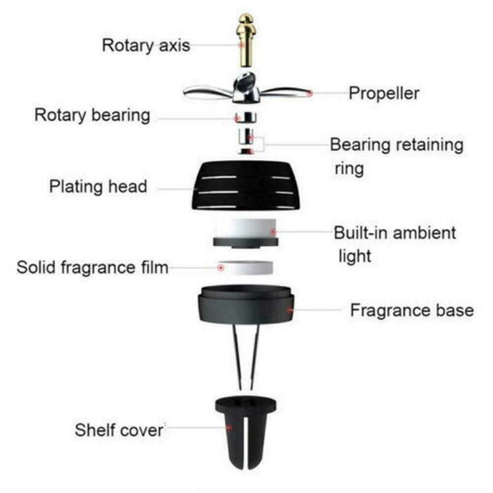 Car Air Perfume Clip Freshener Fragrance Diffuser For Car Vent Universal