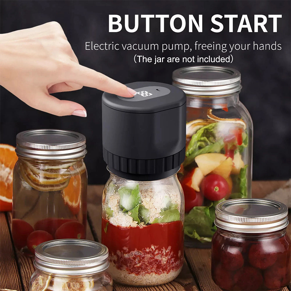 Electric Mason Jar Vacuum Sealer Kit Full Automatic Jar Sealer Mason Jar Lids