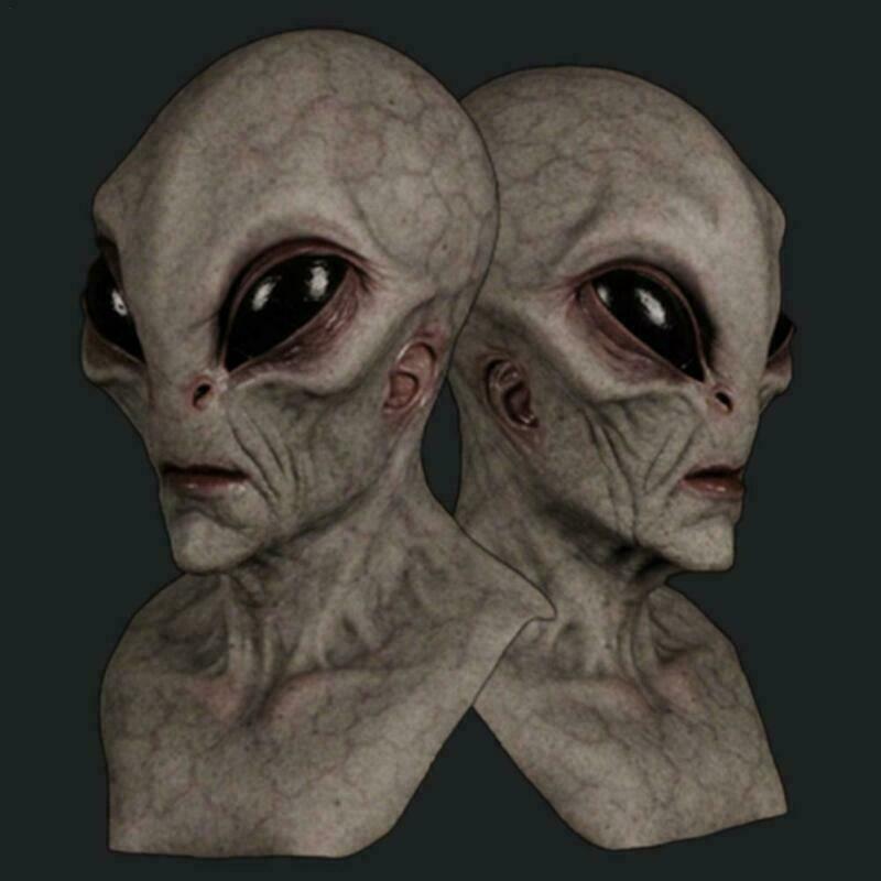 Alien Latex Mask Scary Horror Masks Comfortable Soft Halloween Cosplay Props