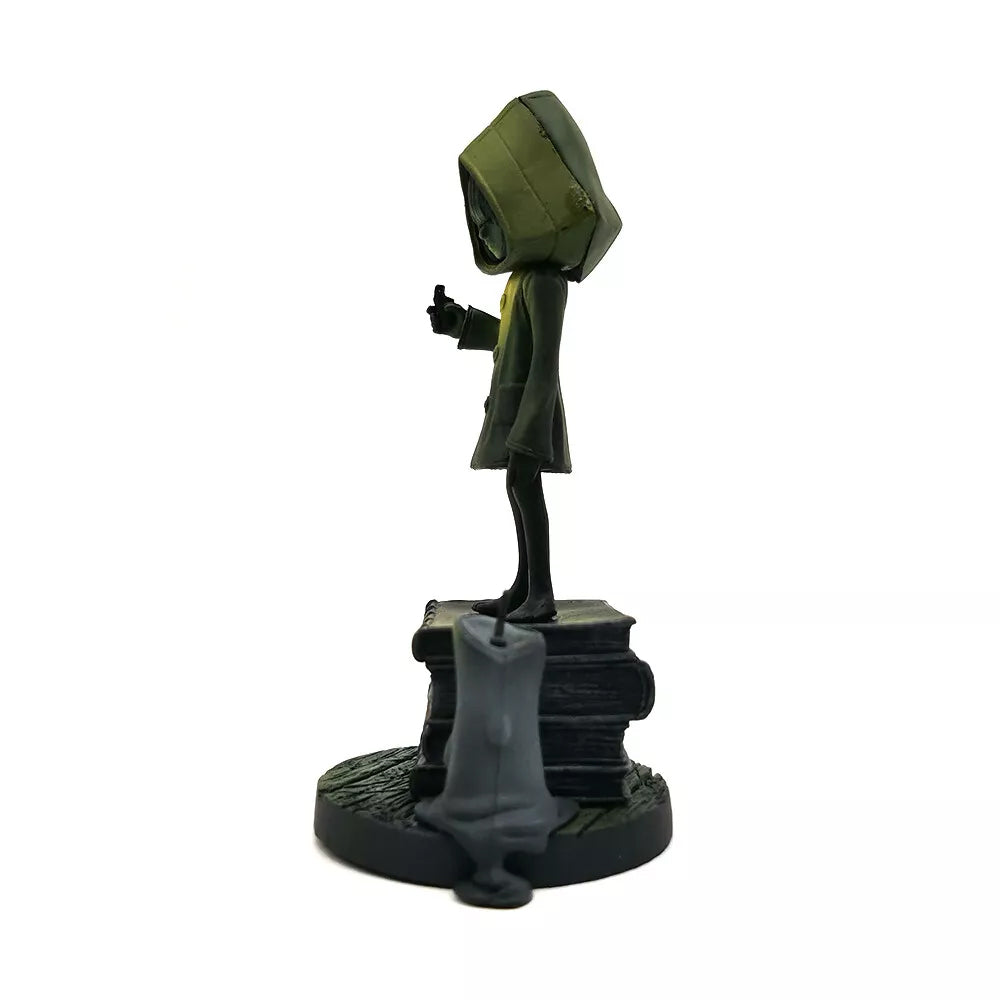 Little Nightmares Six & Nomes PVC Figure Set –Style Yellow Raincoat Model, Collector Display Statue