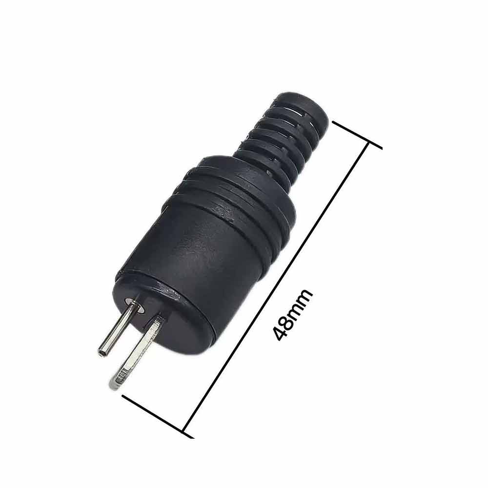 2-Pin DIN Hi-Fi Speaker Plug – Audio Connector Pack of 2 with Screw Connections